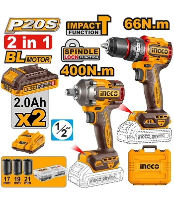 Kit taladro + impacto